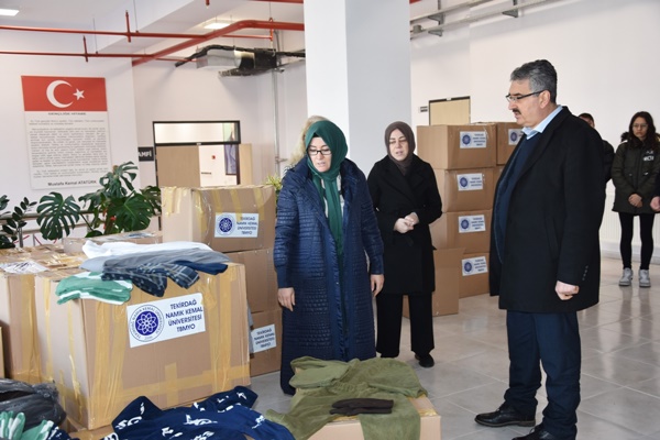 Öğrencilerin Ürettiği Ürünler Deprem Bölgesinde