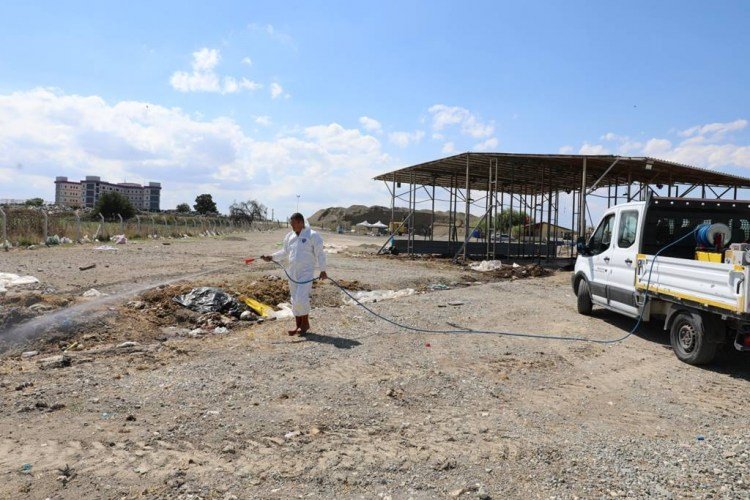 Çerkezköy’de İlaçlama Çalışmaları Bayram Boyunca Sürdü