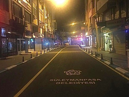 PEŞTAMALCI CADDESİ YENİLENDİ