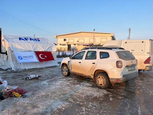 TREDAŞ, DEPREM BÖLGESİNDE ÇALIŞMALARINA DEVAM EDİYOR