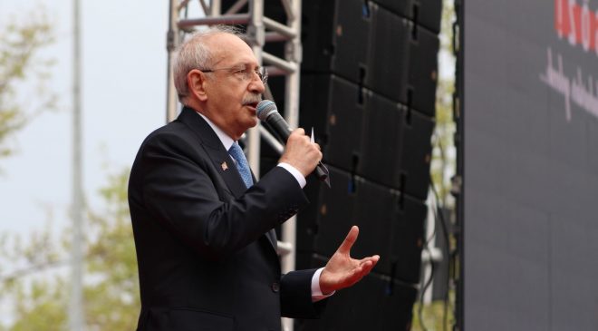 KILIÇDAROĞLU, TEKİRDAĞ’DA MİTİNG DÜZENLEDİ