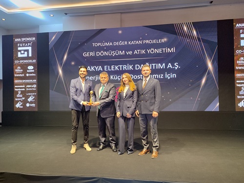 TREDAŞ’ın “Enerjimiz Küçük Dostlarımız İçin” Projesine Toplumsal Fayda Ödülü