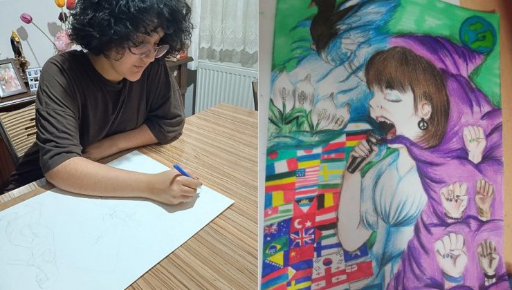 Tekirdağlı Genç Ressam Güneş Geçgül’den Uluslararası Başarı!