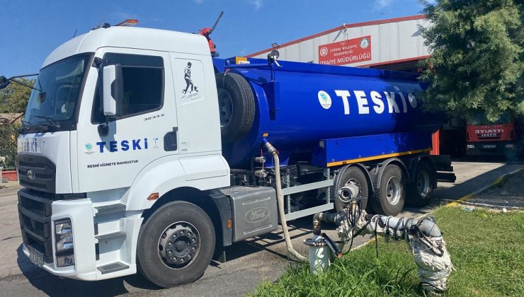 TESKİ’DEN EDİRNE’YE SU DESTEĞİ