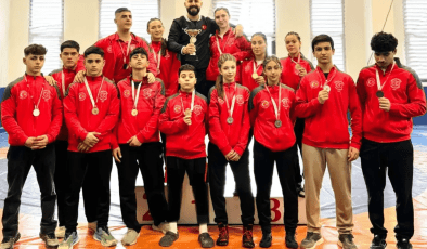 Çerkezköy’ün genç güreşçileri Tekirdağ il şampiyonu oldu