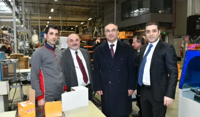 Vali Soytürk Kapaklı’daki Kale Kilit Fabrikası’nı gezdi