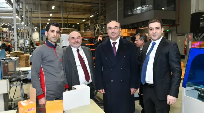Vali Soytürk Kapaklı’daki Kale Kilit Fabrikası’nı gezdi