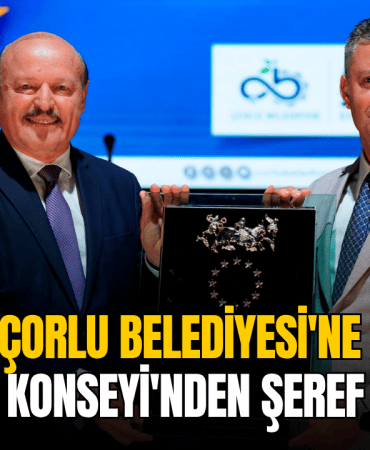 corlu-belediyesi-avrupa-konseyi-seref-plaketi-aldi
