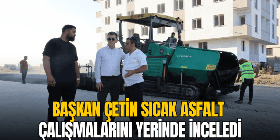 Kapaklı’da yollar yenileniyor: Başkan Çetin incelemelerde bulundu